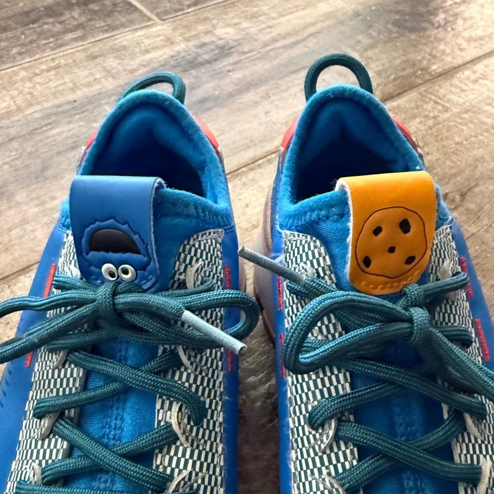 Puma x Sesame Street Kids RS-0 Cookie Monster Sneakers,‎ Blue Multi, 4.5M